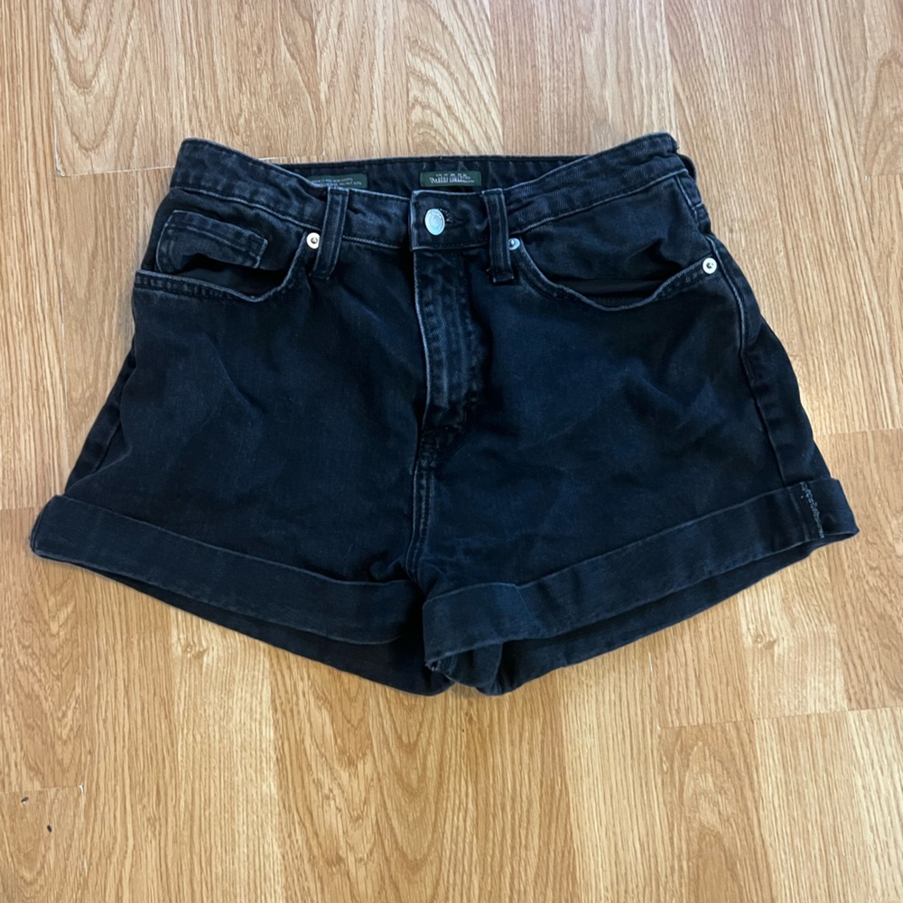 Wild Fable Black Jean Shorts